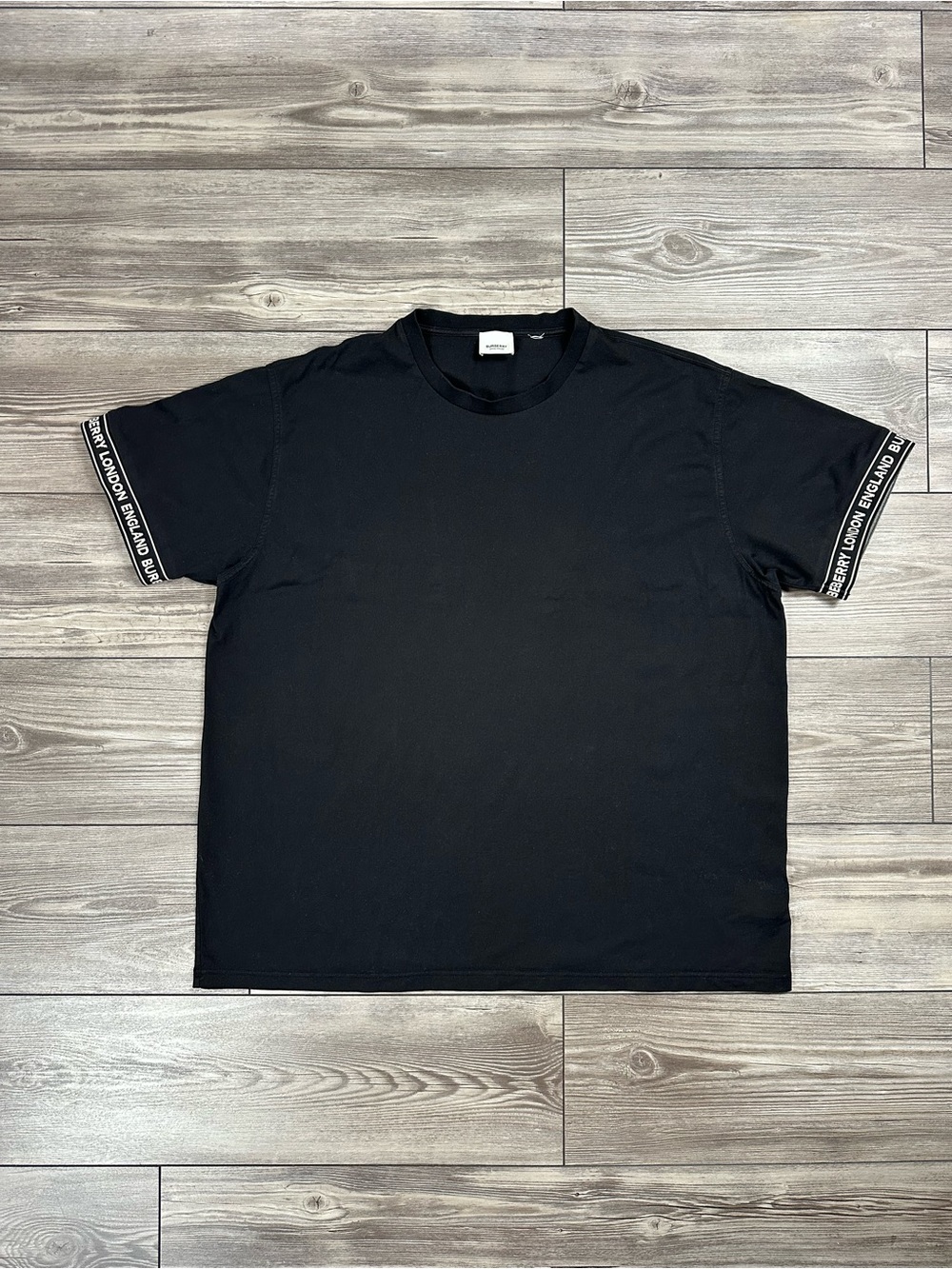 Burberry Sleeve Tape T Shirt